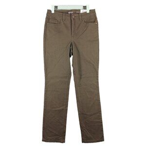 NWT $49 Style & Co Tummy Control Jeans Hi-Rise Straight Olive Dark Wash